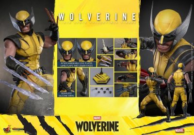 figura wolverine videogame hot toys lobezno accesorios