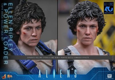 ripley y power loader aliens hot toys esculpidos