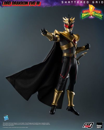 Mighty Morphin Power Rangers Shattered Grid FigZero Action Figure 1/6 Lord Drakkon Evo III 30 cm