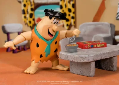 Pack 2 Figuras Pedro Picapiedra Y Pablo Mármol Con Cereales Jada Toys