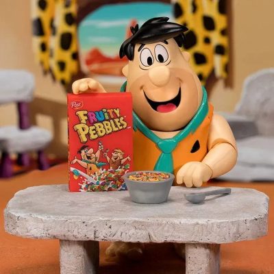 Pack 2 Figuras Pedro Picapiedra Y Pablo Mármol Con Cereales Jada Toys