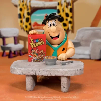 Pack 2 Figuras Pedro Picapiedra Y Pablo Mármol Con Cereales Jada Toys