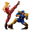 Blister 2 figuras Guile y Bison Street Fighter II 15cm