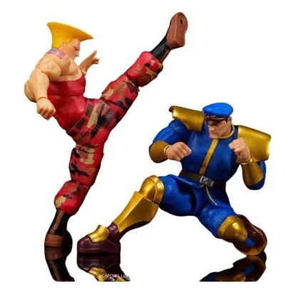 Blister 2 figuras Guile y Bison Street Fighter II 15cm