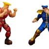 Blister 2 figuras Guile y Bison Street Fighter II 15cm