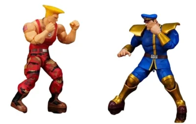 Blister 2 figuras Guile y Bison Street Fighter II 15cm
