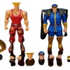 Blister 2 figuras Guile y Bison Street Fighter II 15cm