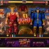 Blister 2 figuras Guile y Bison Street Fighter II 15cm