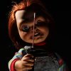Child´s Play 3 Designer Series Talking Pizza Face Chucky 38 cm