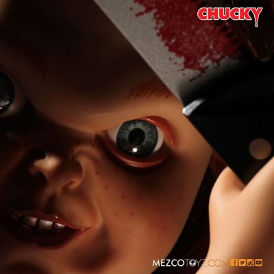 Child´s Play 3 Designer Series Talking Pizza Face Chucky 38 cm