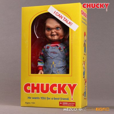 Child´s Play 3 Designer Series Talking Pizza Face Chucky 38 cm