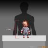 Child´s Play 3 Designer Series Talking Pizza Face Chucky 38 cm